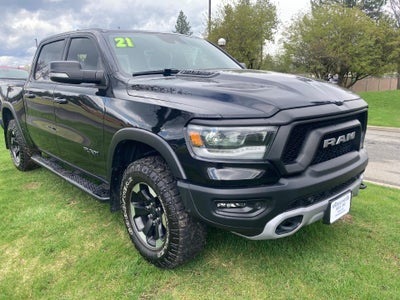 2021 RAM 1500 Rebel, Power Seat, Back Up Camera, Keyless Entry, Tow Package