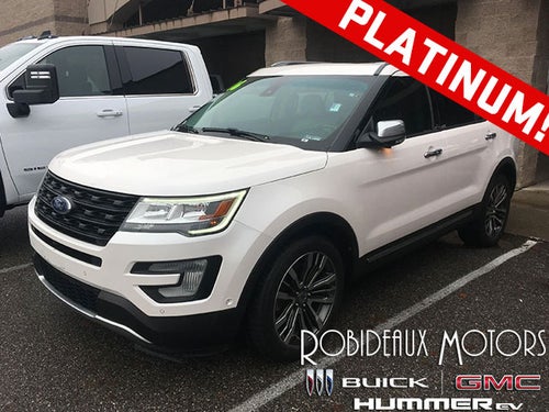 2016 Ford Explorer Platinum, Power Memory Lumbar Seat, Adaptive Cruise Control, Back Up Camera