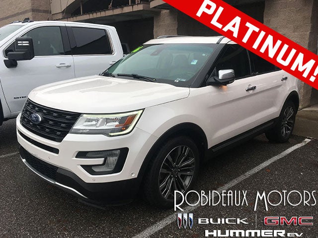 2016 Ford Explorer Platinum, Power Memory Lumbar Seat, Adaptive Cruise Control, Back Up Camera