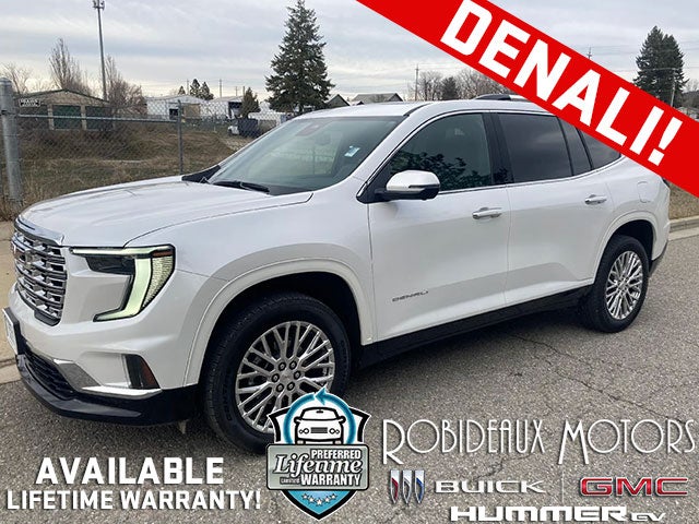 2024 GMC Acadia Power Lumbar Memory Heated and Cooled Seat, Panoramic Sunroof, Luxury Package