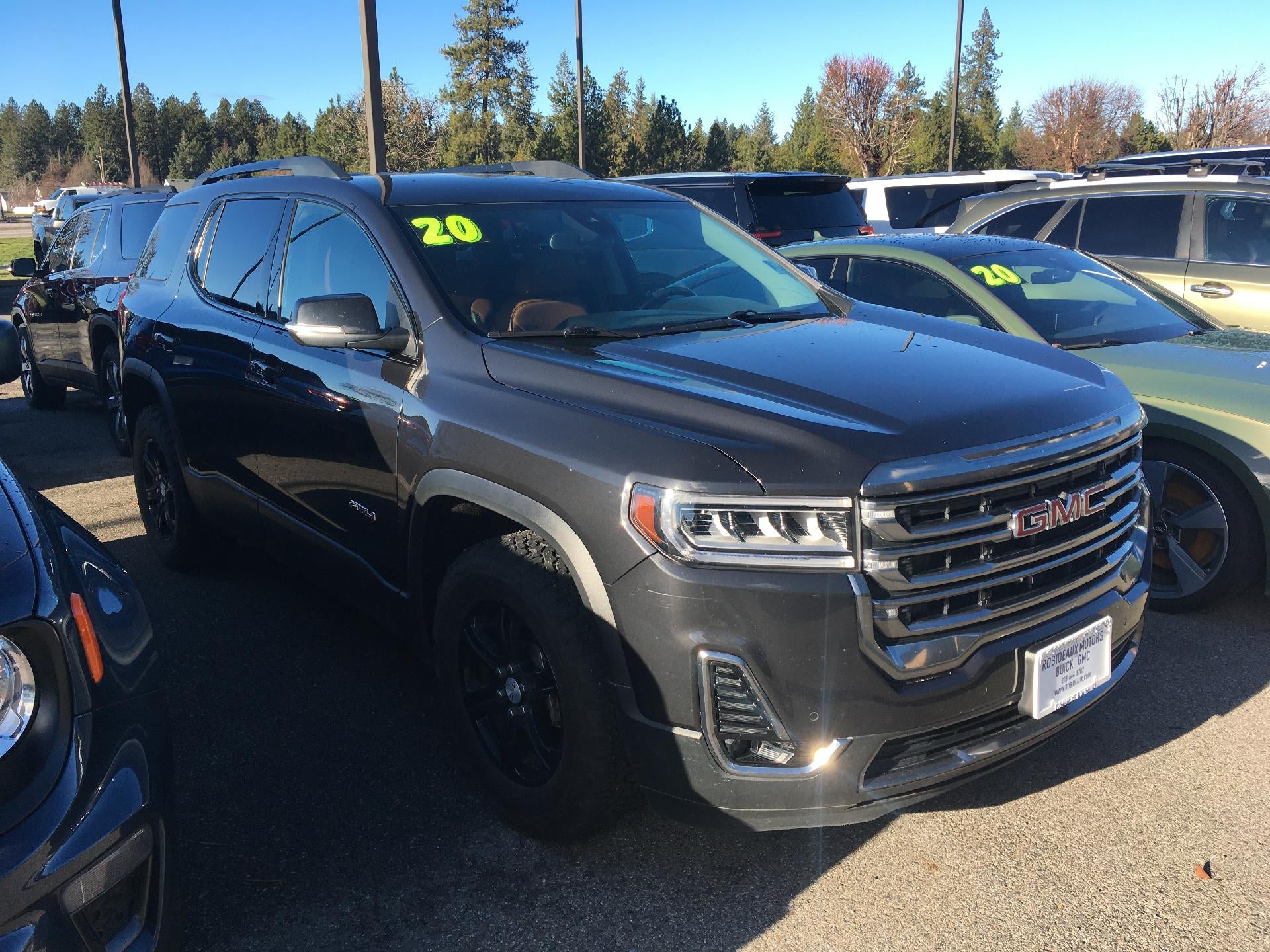 2020 GMC Acadia Power Leather Lumbar Seat, Navigation, 3rd Row, Trailering Package