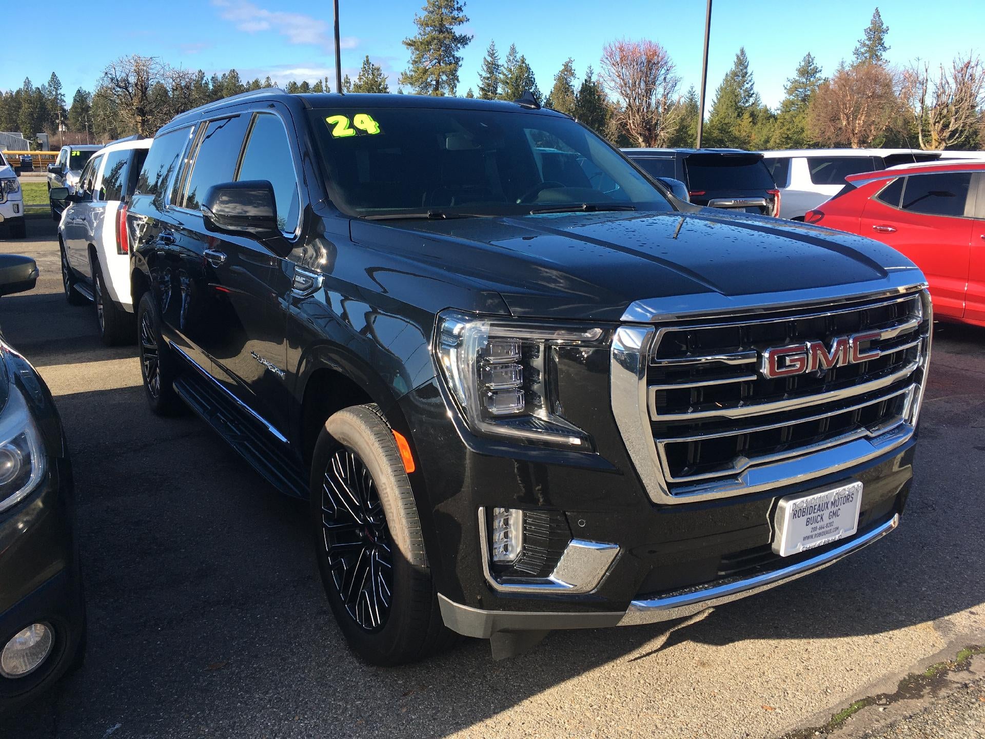 2024 GMC Yukon XL Power Memory Lumbar Heated and Cooled Seat, Adaptive Cruise Control, HD Surround Vision