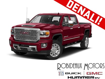 2018 GMC Sierra 2500 HD Leather Heated and Cooled Seats, Keyless Entry, Power Sunroof
