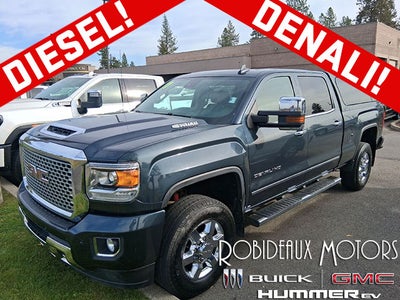 2017 GMC Sierra 3500 HD Leather Memory Heated and Cooled Seat, Power Sunroof, Navigation