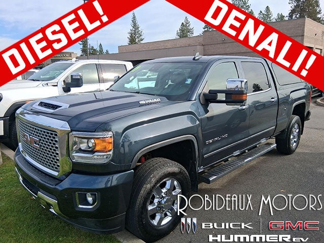 2017 GMC Sierra 3500 HD Leather Memory Heated and Cooled Seat, Power Sunroof, Navigation