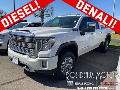 2020 GMC Sierra 2500 HD Leather Power Memory Lumbar Seat, Technology Package, Trailering Mirrors