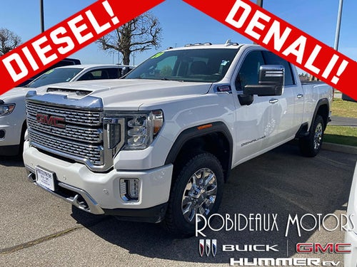 2020 GMC Sierra 2500 HD Leather Power Memory Lumbar Seat, Technology Package, Trailering Mirrors