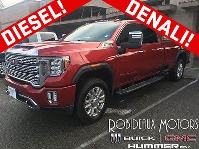 2020 GMC Sierra 3500 HD Power Lumbar Memory Seat, Power Sunroof, Technology Package