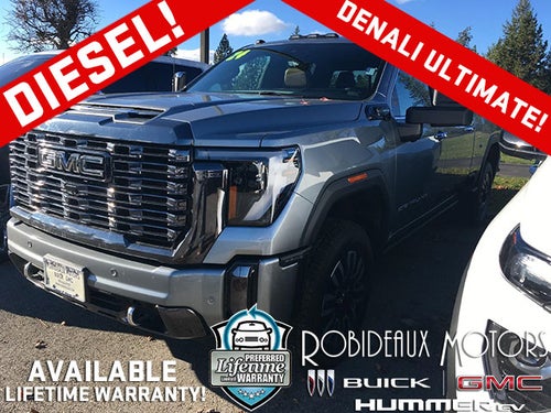 2024 GMC Sierra 2500 HD Memory Power Lumbar Seat, Power Sunroof, HD Surround Vision