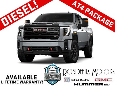 2026 GMC Sierra 3500 HD Crew Cab Long Box 4-Wheel Drive AT4