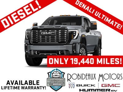 2025 GMC Sierra 2500 HD Memory Power Lumbar Heated and Cooled Seat, Gooseneck/5th Wheel Package, Power Sunroof