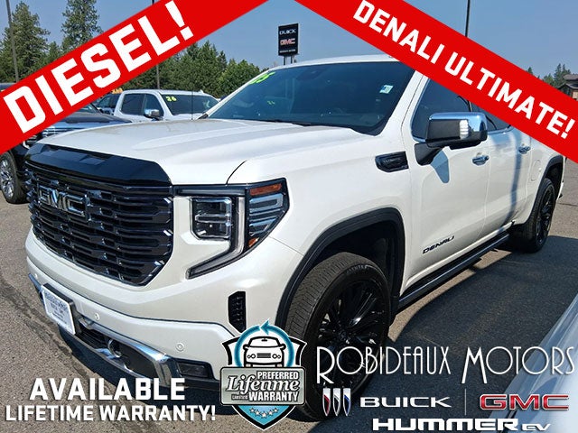 2025 GMC Sierra 1500 Power Memory Massage Lumbar Seat, Power Sunroof, Navigation