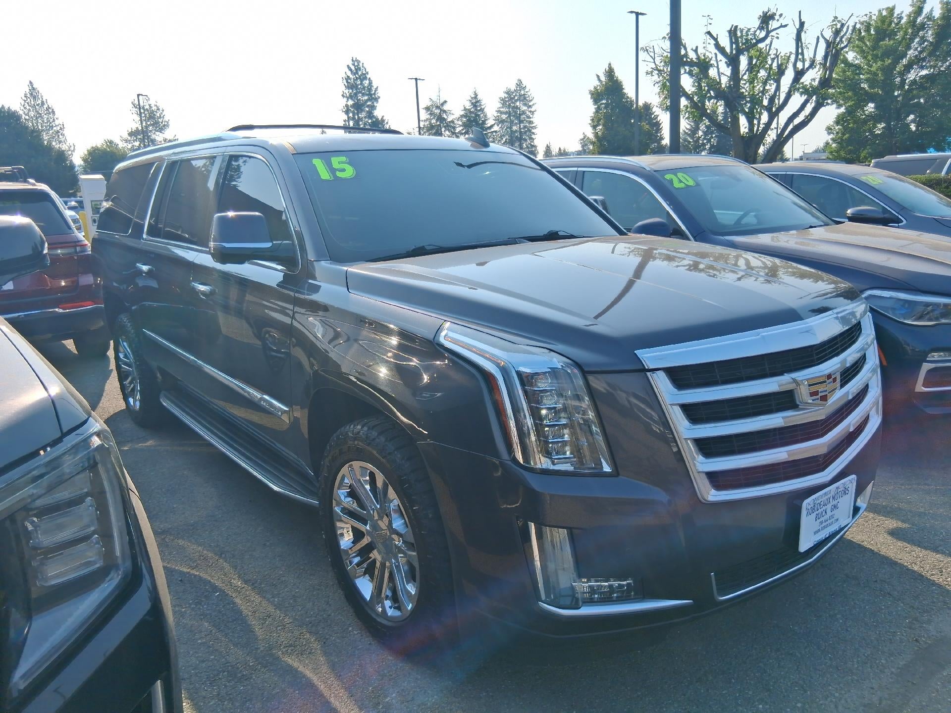 2015 Cadillac Escalade ESV Memory Leather Heated and Cooled Seat, Surround Vision