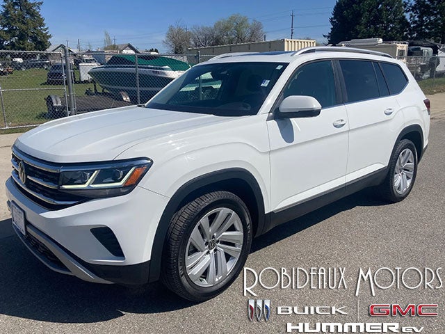 2021 Volkswagen Atlas Leather Power Heated Memory Seat, Navigation, Adaptive Cruise Control
