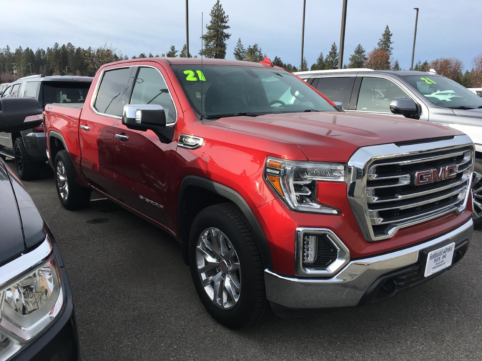 2021 GMC Sierra 1500 Power Lumbar Memory Heated and Cooled Seat, Heated Steering Wheel, HD Rear Vision Camera
