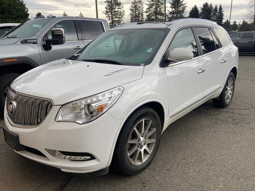 2017 Buick Enclave Leather Power Lumbar Memory Heated Seat, Power Dual Moonroof, Luxury Package