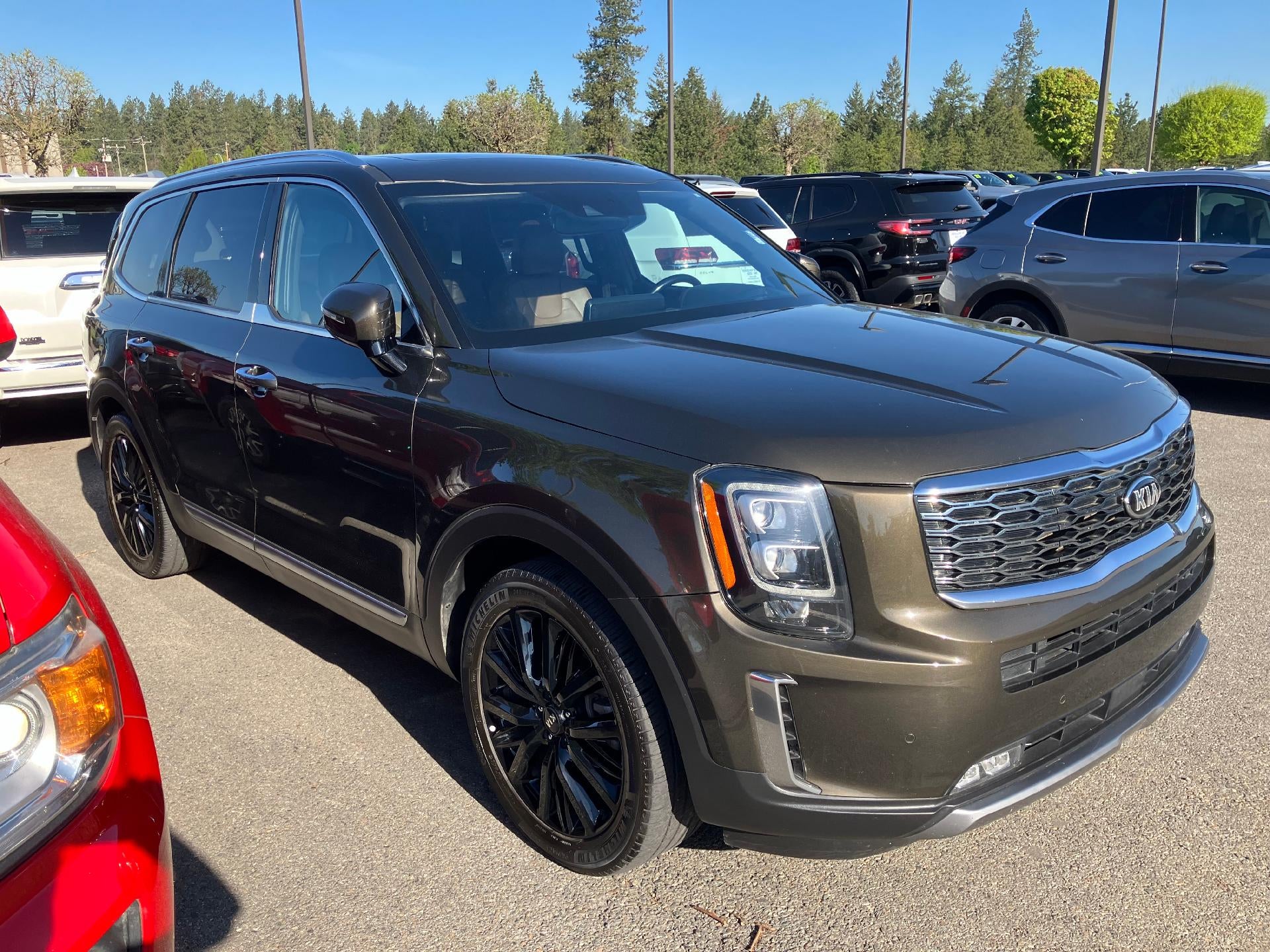 2020 Kia Telluride Leather Power Lumbar Heated and Cooled Seat, Navigation, Sunroof